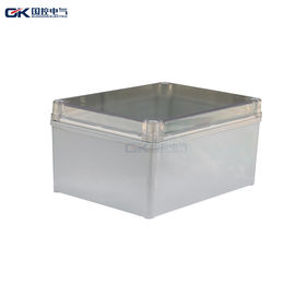 Nhỏ hộp nhựa màu xám hộp nối vít sử dụng giao tiếp với bìa trong suốt nhà cung cấp